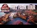 MASSIVE JWE Park Tour in Jurassic World Australia | Jurassic World Evolution
