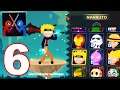 Stickman Fighting Supreme Warriors - Gameplay Walkthrough Part 6 -NARUTO (Android Games)