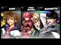Super Smash Bros Ultimate Amiibo Fights – Sora & Co #219 Sora vs Pyra vs Bayonetta