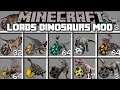 Minecraft LOADS OF DINOSAURS MOD / DANGEROUS T-REX and INDORAPTOP JURASSIC PARK !! Minecraft Mods