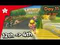 My BEST CLUTCH in Mario Kart Wii! 🎄 Day 11
