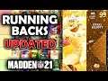RANKING the BEST Running Backs (UPDATED) in Madden 21 Ultimate Team (Tier List)