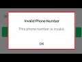 WeChat Invalid Phone Number This Phone Number is Invalid Problem Solve