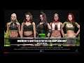WWE 2K19 Princess Stephanie VS Mickie,Maryse,Brie,Lita Battle Royal Match Women's U.S. Title