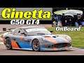 Ginetta G50 GT4 OnBoard, Actions & Flybys at Modena Circuit - 340Hp 3.5-Litre Ford Duratec V6 Engine