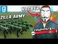 GODZILLA ARMY vs 1 HACKER?! (Garry's Mod Sandbox)