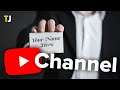 How to Change Your Channel Name on YouTube!
