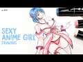 How to draw Anime Female Character | Manga Style | sketching | anime character | ep-310