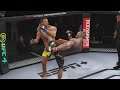 Israel Adesanya vs. Vitor Belfort - Legendary UFC Fighters (EA Sports UFC 4)