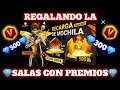 REGALANDO LA RECARGA DE MOCHILA *Free Fire en vivo* Region Sudamerica !