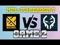 BREN VS EXE [GAME 2] BREN ESPORTS VS EXECRATION | MPL-PH SEASON 7 WEEK 2 DAY 3