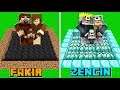 FAKİR AİLE HAVUZ VS ZENGİN AİLE HAVUZ! 😱 - Minecraft