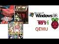 Fallout 1, Sims, NFS2SE and other stuff on RPI4 [QEMU]