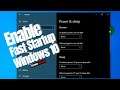How to Enable Fast Startup on Windows 10