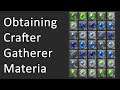Obtaining Crafter / Gatherer Materia - FFXIV