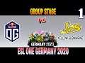 OG vs Yellow Submarine Game 1 | Bo3 | Group Stage ESL ONE Germany 2020 | DOTA 2 LIVE