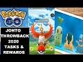 Pokemon GO Johto Throwback 2020 Tasks and Rewards