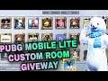 PUBG MOBILE LITE UNLIMITED CUSTOM ROOM BC AND CASH GIVEWAY || PUBG LITE CUSTOM ROOM ONLY | #pubglite