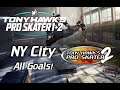 Tony Hawk's Pro Skater 1+2 | NY City - All Goals! (THPS 2)