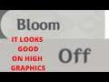Turning Off Bloom Effect be like... | Genshin Impact