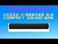 VIZIO V-Series 2.0 Compact Sound Bar