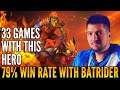 W33 Batrider Is Way Too Strong - 79% Win Rate In 33 Games!!! - Its Child's Play To Deal With Enemies