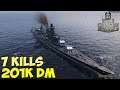 World of WarShips | Scharnhorst B | 7 KILLS | 201K Damage - Replay Gameplay 4K 60 fps