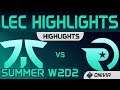 FNC vs OG Highlights Summer W2D2 LEC Summer 2020 Fnatic vs Origen by Onivia