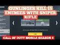Kill 15 enemies with sniper rifle in 1v1 duel mode gunlinger | Call of duty mobile