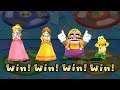 Mario Party 9 Step It Up - Peach vs Wario vs Waluigi vs Koopa Master Difficulty| Cartoons Mee