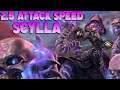 MAX POSSIBLE ATTACK SPEED SCYLLA LOOKS ABSOLUTELY HILARIOUS! - Masters Ranked Duel - SMITE