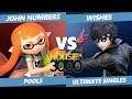 Smash Ultimate Tournament - John Numbers (Inkling) Vs. Wishes (Joker) SSBU Xeno 166 Pools