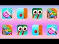 SOAP CUTTING, Pokey Ball, Snail Ride, Sand Balls, Walkthrough (iOs, Android) | Power of Gameplay