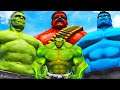 The Immortal Hulk VS Hulk Army - Hulk, Red Hulk, Blue Hulk