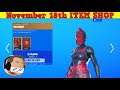 Fortnite Item Shop (November 18th) | RED KNIGHT IS BACK!