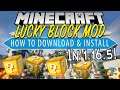 How To Download & Install the Lucky Block Mod in Minecraft 1.16.5