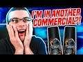 Nick Eh 30 reacts to being in another AXE commercial!