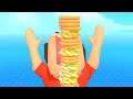 Pancake Run All Levels Mobile Walkthrough Gameplay iOS,Android Noob & Pro Game Max Level AC902R