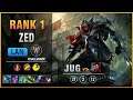Rank 1 LAN Zed Jungle vs Graves Patch 11.19