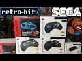 Sega Saturn & Sega Genesis Retro Bit controllers