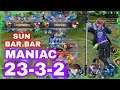 SUN MANIAC + 23 KILLS !! BUILD ITEM SUN TERSAKIT 2021 - BUILD ITEM SUN PALING SAKIT