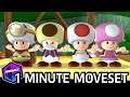 Toad Moveset - 1 Minute Moveset (PMEX: Remix)