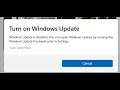 Windows 11: Fix Microsoft Store Error 0x80070422 Turn On Windows Update Windows Update Is Disabled