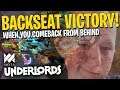 Backseat Victory | When You Help Someone Else Come From Behind - DotA Underlords