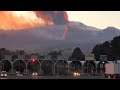 Explosive Eruption of Etna volcano  , Last eruption