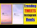 How To Make Tweet Reels|How To Add Tweet In Video|Twitter Caption Video For Instagram Reels|