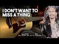 I Don´t Want To Miss A Thing  AEROSMITH Guitar Tutorial CHORDS | Cover Guitarra ACORDES Christianvib