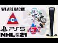 Playing NHL 21 EASHL on PS5!!