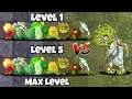 PvZ 2 All Plants Level 1 vs Level 5 vs Max Level vs Zombie Medusa