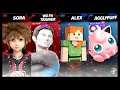 Super Smash Bros Ultimate Amiibo Fights – Sora & Co #351 Sora & Wii Fit vs Alex & Nurse Puff